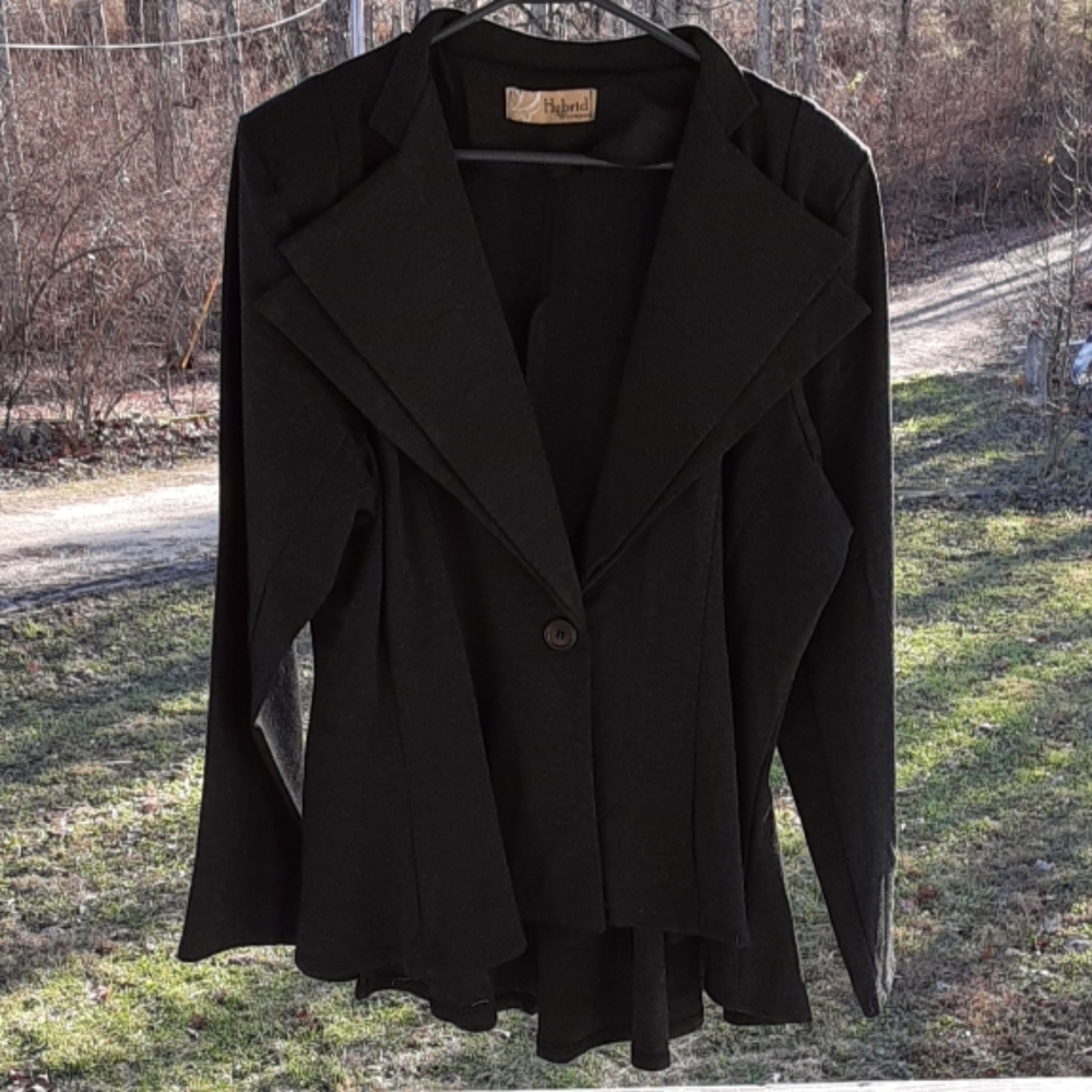 Double lapel high low Blazer